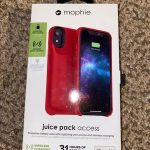 Red Mophie Juice Pack Case iPhone XR